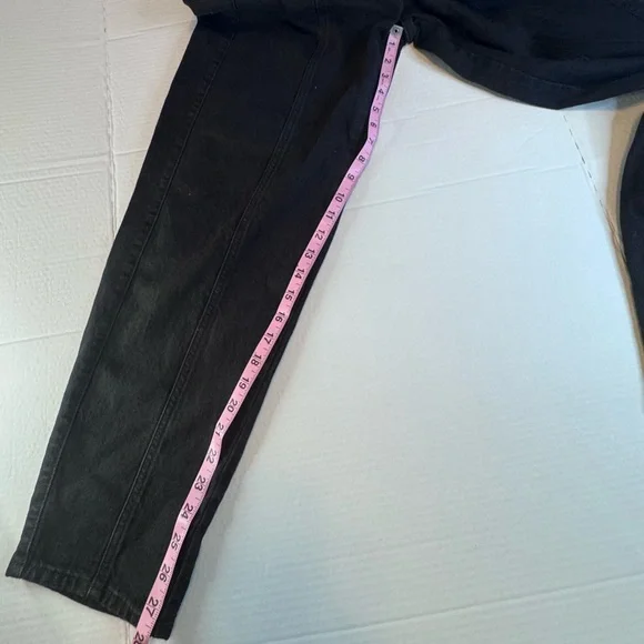 NWT Universal Thread Sleeveless Denim Jumpsuit Zip Front Coveralls Size 4 Black - Picture 11 of 15